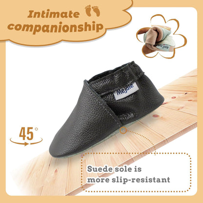 Baby Boy Girl Shoes Soft Soled Leather Moccasins Anti-Skid Infant Toddler Prewalker